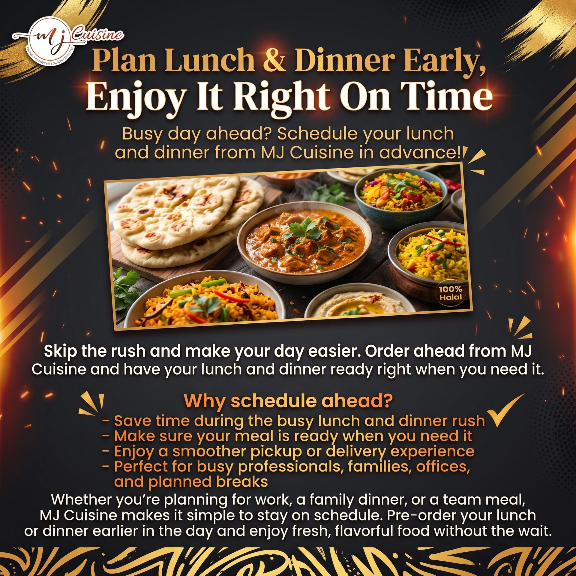 Your Lunch, On Your Schedule