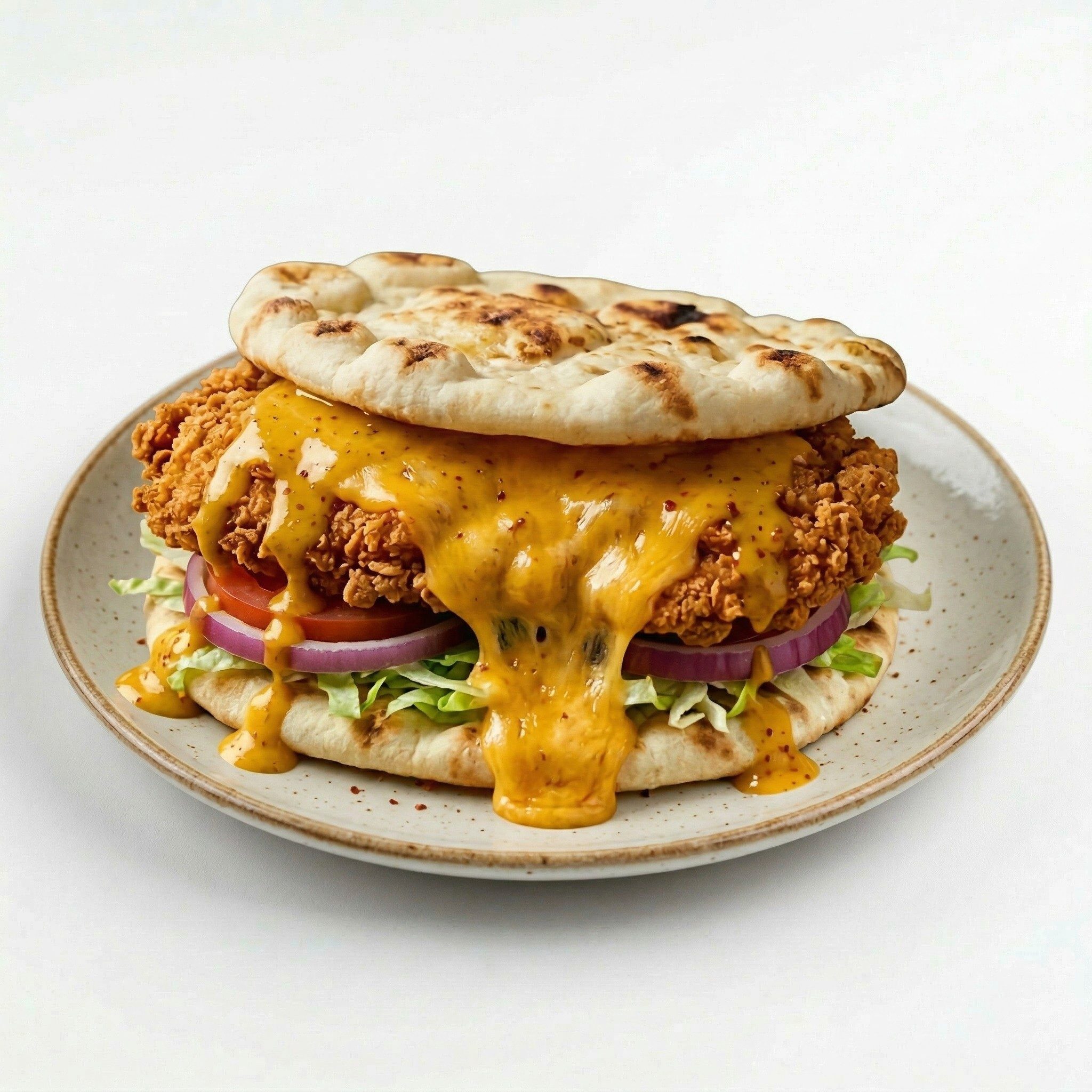 Crispy Chicken Naanwich (H).