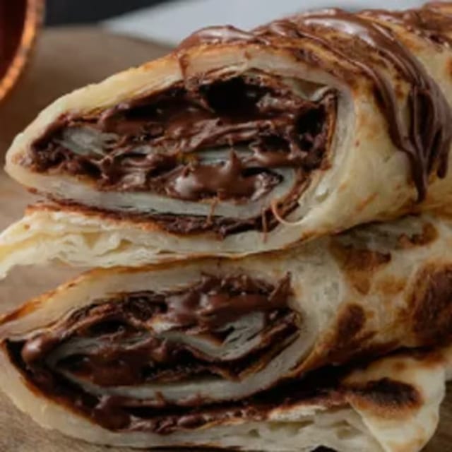 Nutella Paratha Roll