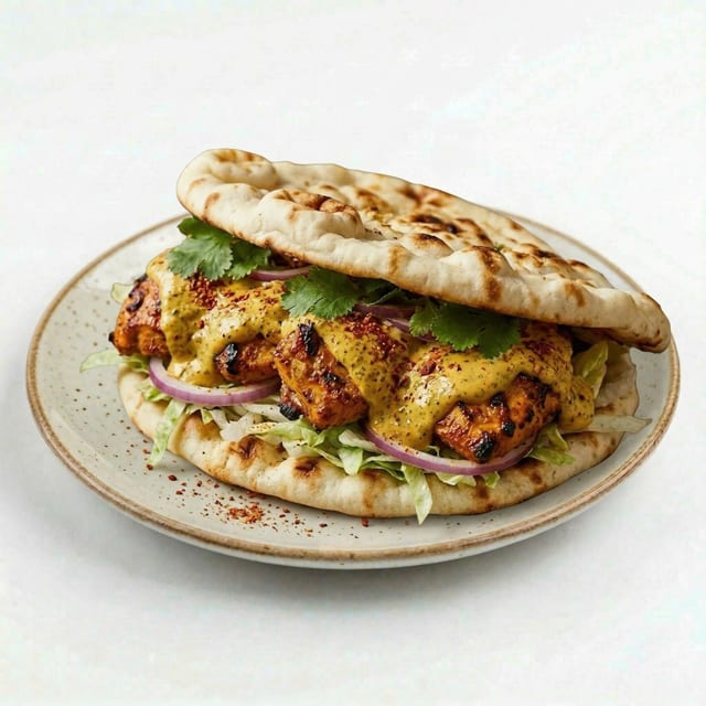 Masala Chicken Naanwich (🟢).