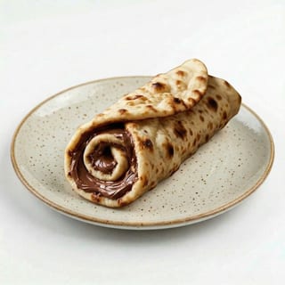 Nutella Naan Roll