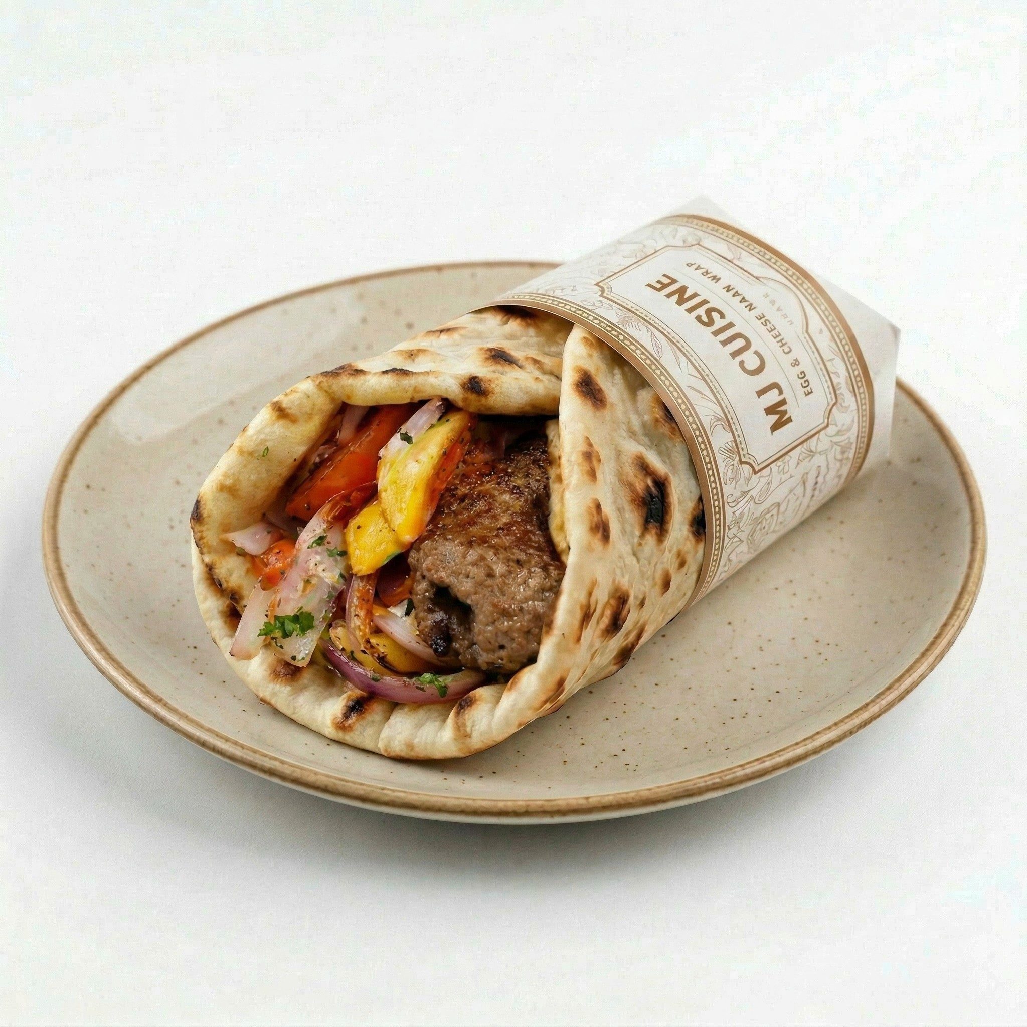 Beef Sheesh Kabob Roll (H).