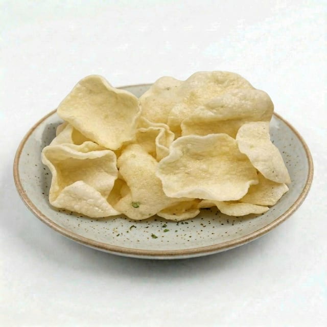 Rice Papad (Indian Chips).