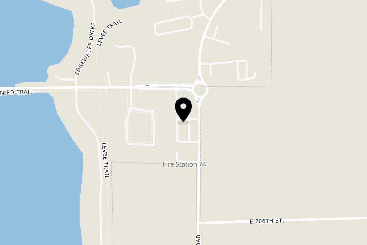 Map showing the location of MJ CUISINE on 20817 Hague Road in Noblesville
